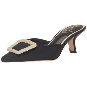 Sam Edelman Women's Brit Pump 6 Black Shantung